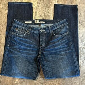 KUT Jeans Womens Sz 10 Catherine Boyfriend, distressed